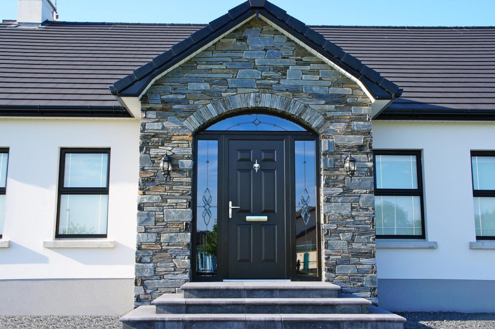 Donegal Slate with arched front door - Coolestone Stone ...